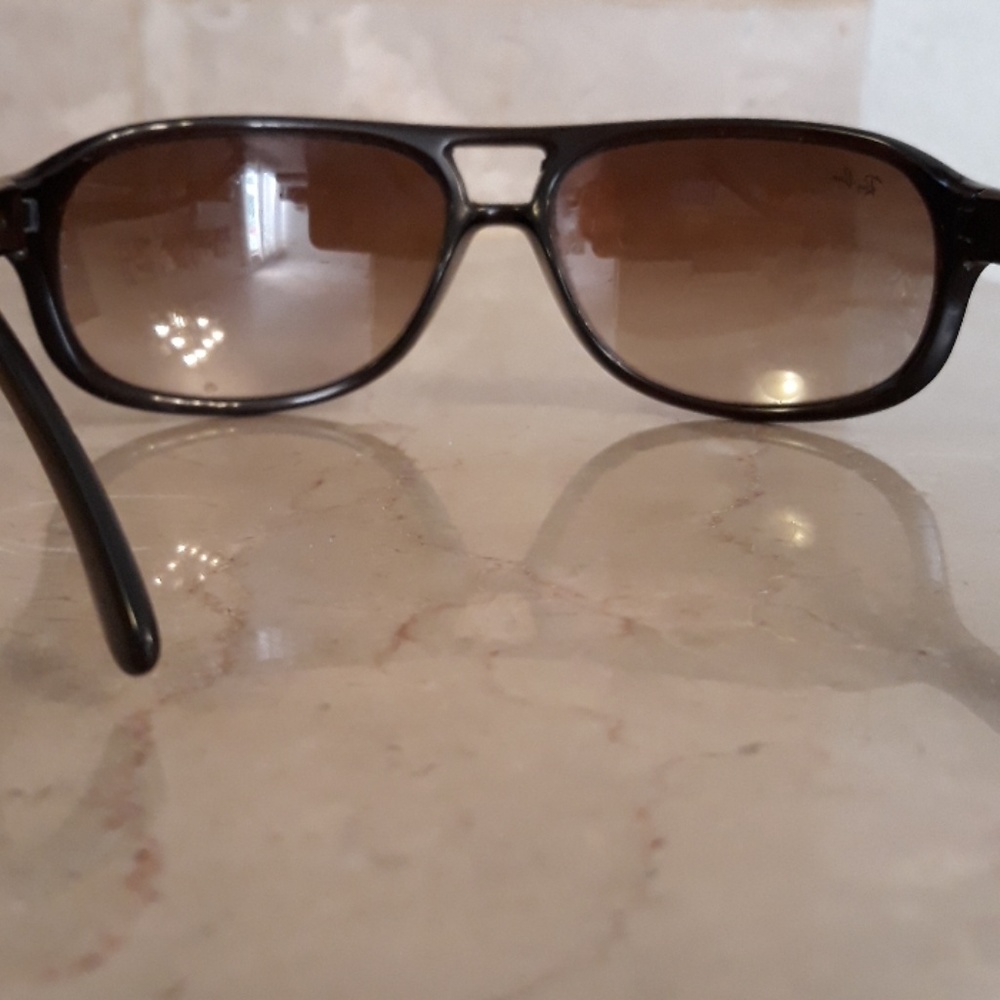 Authentic Raybans Brown On Brown - image 5